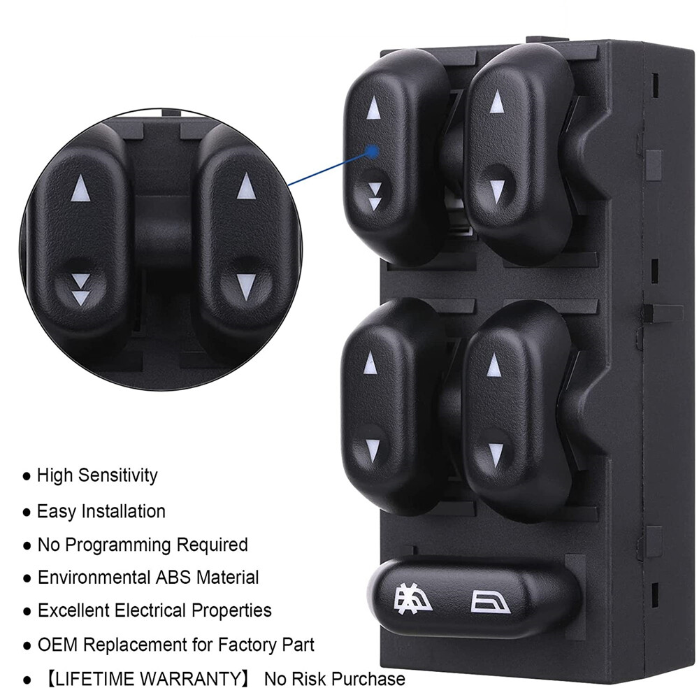 5L1Z14529AA Master Window Control Switch for Ford F-150 Expedition/Lincoln 03-08