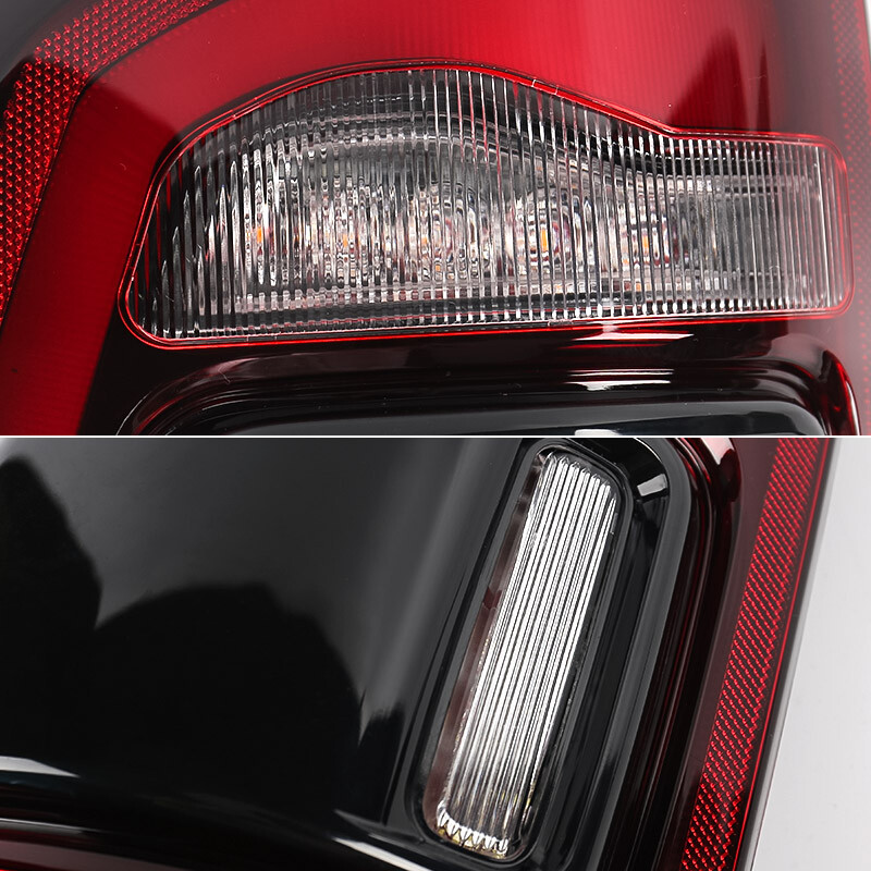 Pair w/ Blind Spot LED Tail Lights For 2019-2023 Dodge RAM 1500 Red Lamps LH RH