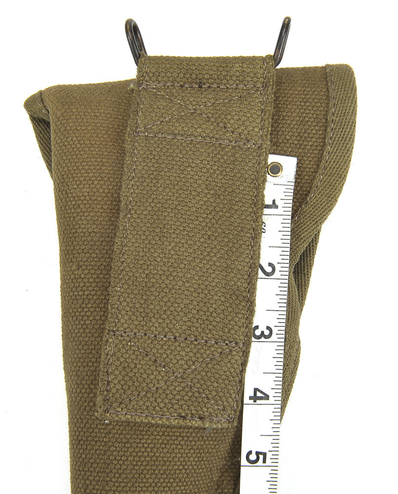 US WW2 M1916 Colt 1911 .45 Holster OD Cotton Webbing Experimental M1Holster
