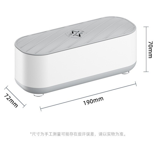 Ultrasonic Jewelry Cleaner Denture Glass Watch Ring Bath Tank Cleaning USA