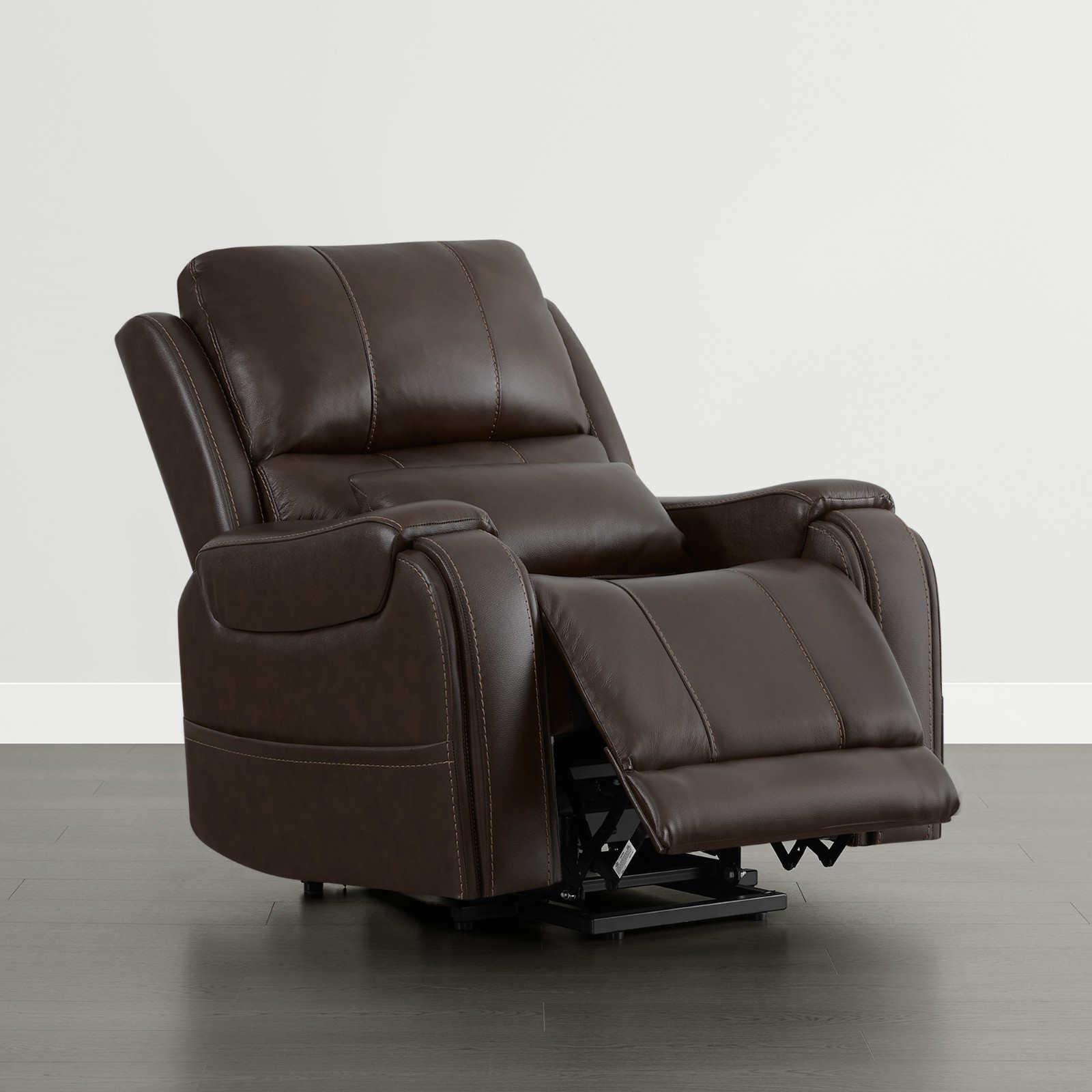 CHITA Power Lift Genuine Leather Recliner Chair for Elderly w/ Heat & Massage