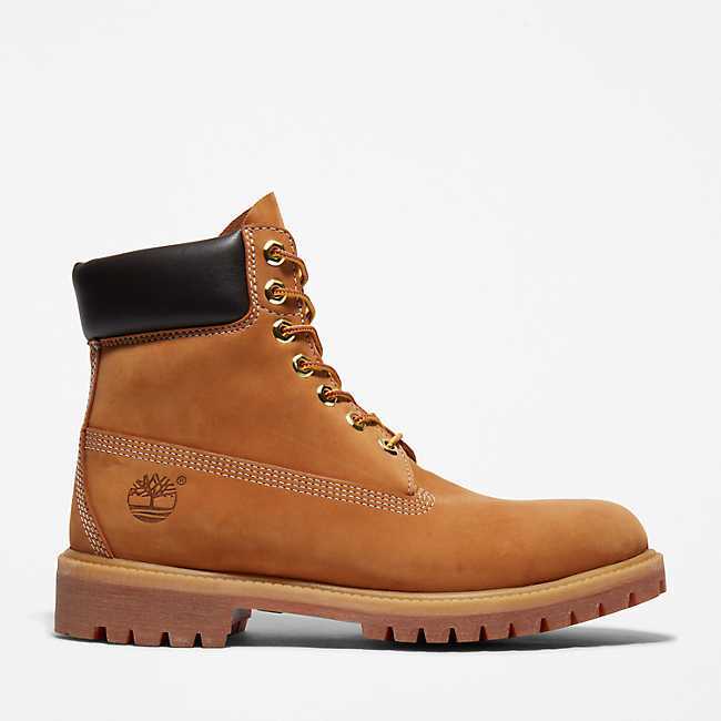 NEW Timberland 6" Boot Wheat Nubuck Premium TB010061-713 Men's Sz 8-13