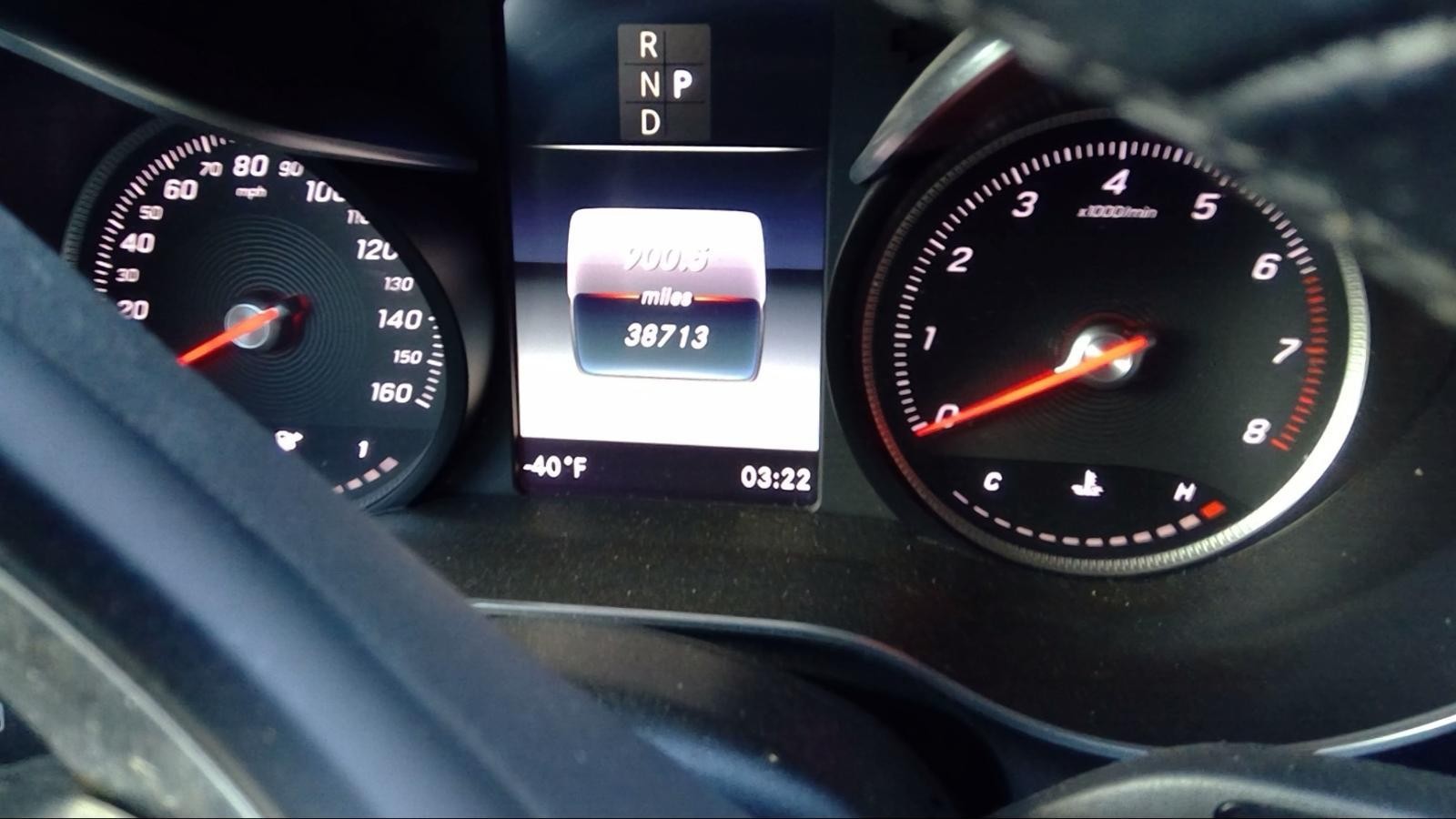 18 19 MERCEDES GLC300 REAR BLIND SPOT RADAR MODULE OEM A0009052504