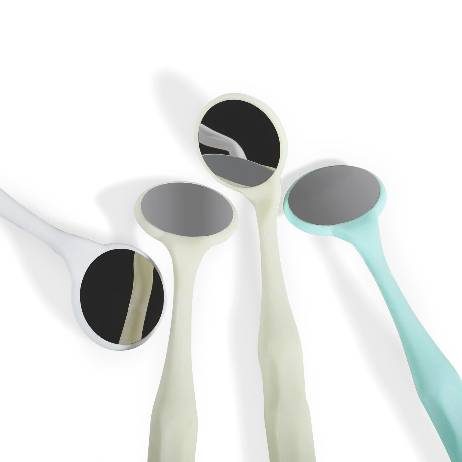 Anti-fog Oral Double Sides Oral Mirrors Dental Mouth Mirror Reflector w Handle