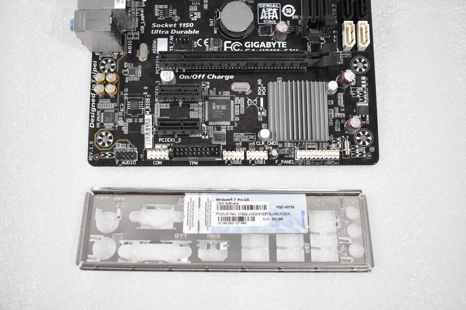 Gigabyte GA-H81M-S2H Motherboard With I/O Shield - Tested