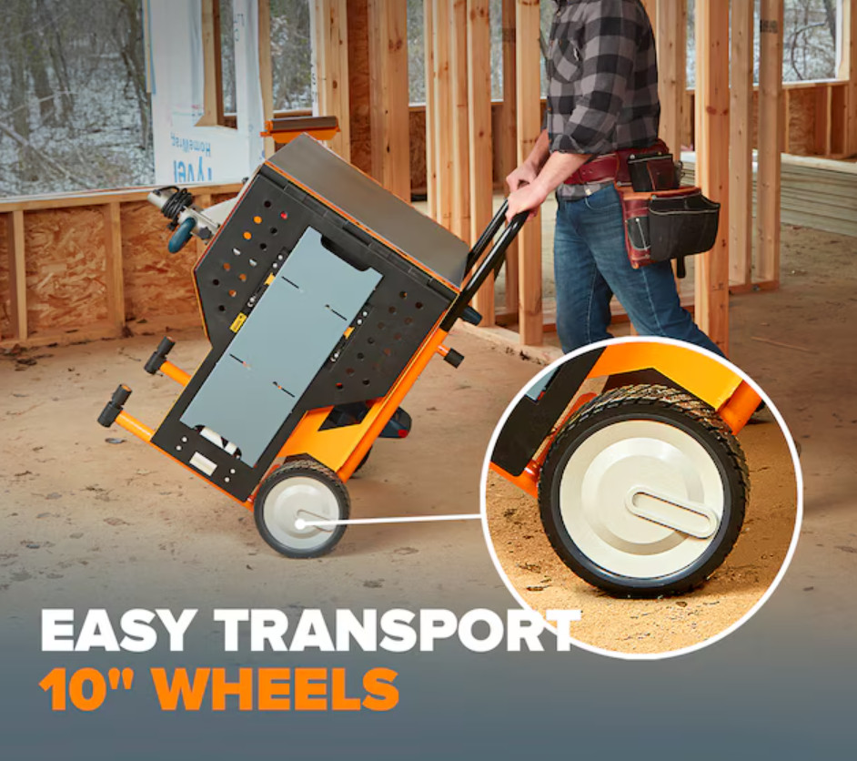 Bora Portacube STR Miter Saw Stand Steel Rolling Adjustable Free Shipping