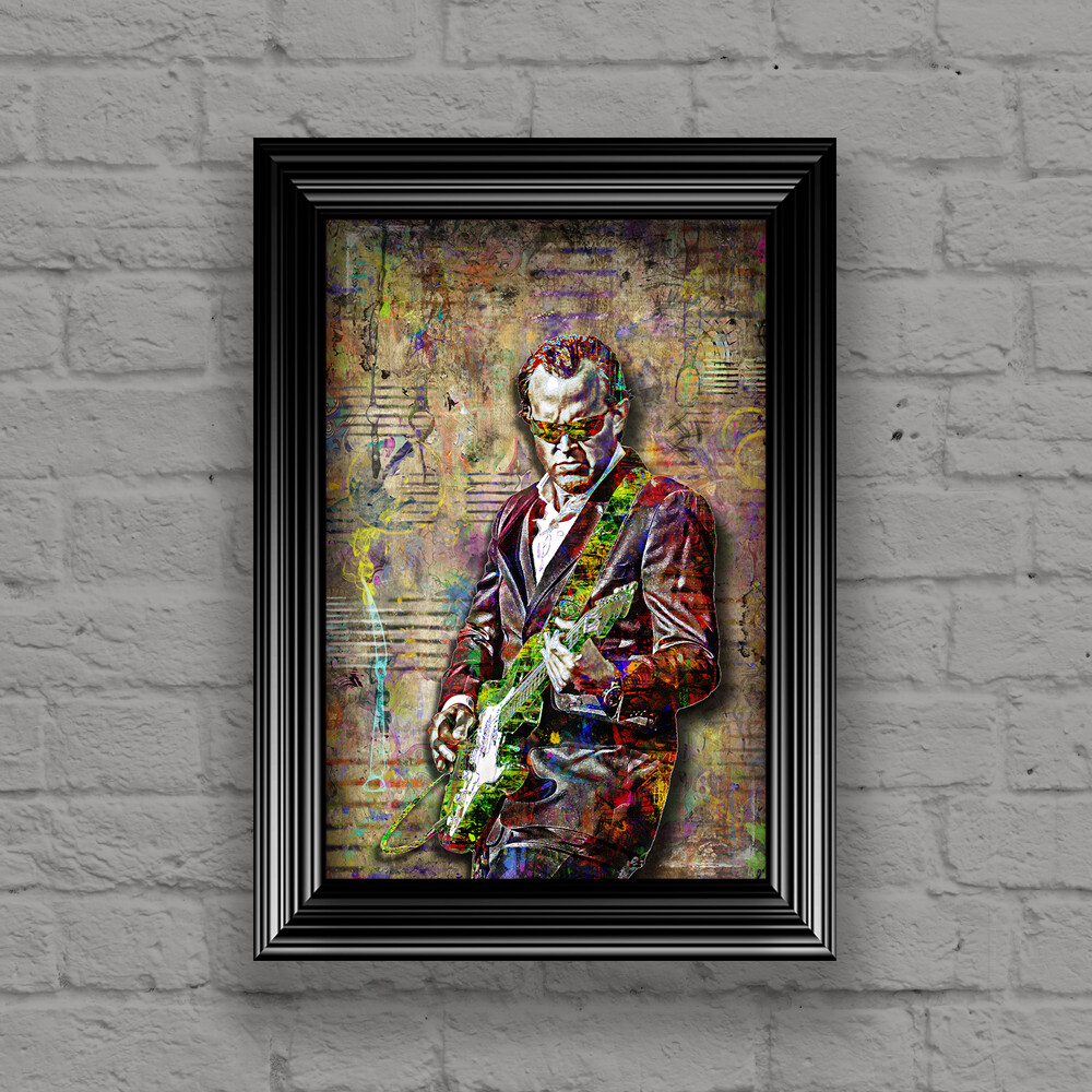 Joe Bonamassa 8x10in Poster JOE BONAMASSA Blues Tribute Print Free Shipping US