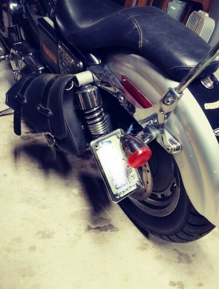 Side License Plate Relocation Bracket for HARLEY DAVIDSON SPORTSTER All Years