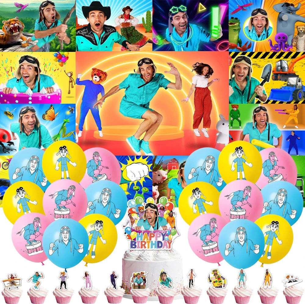 Danny Party Supplies Birthday Decoration Set Backdrop Banner Balloons Cak Topper