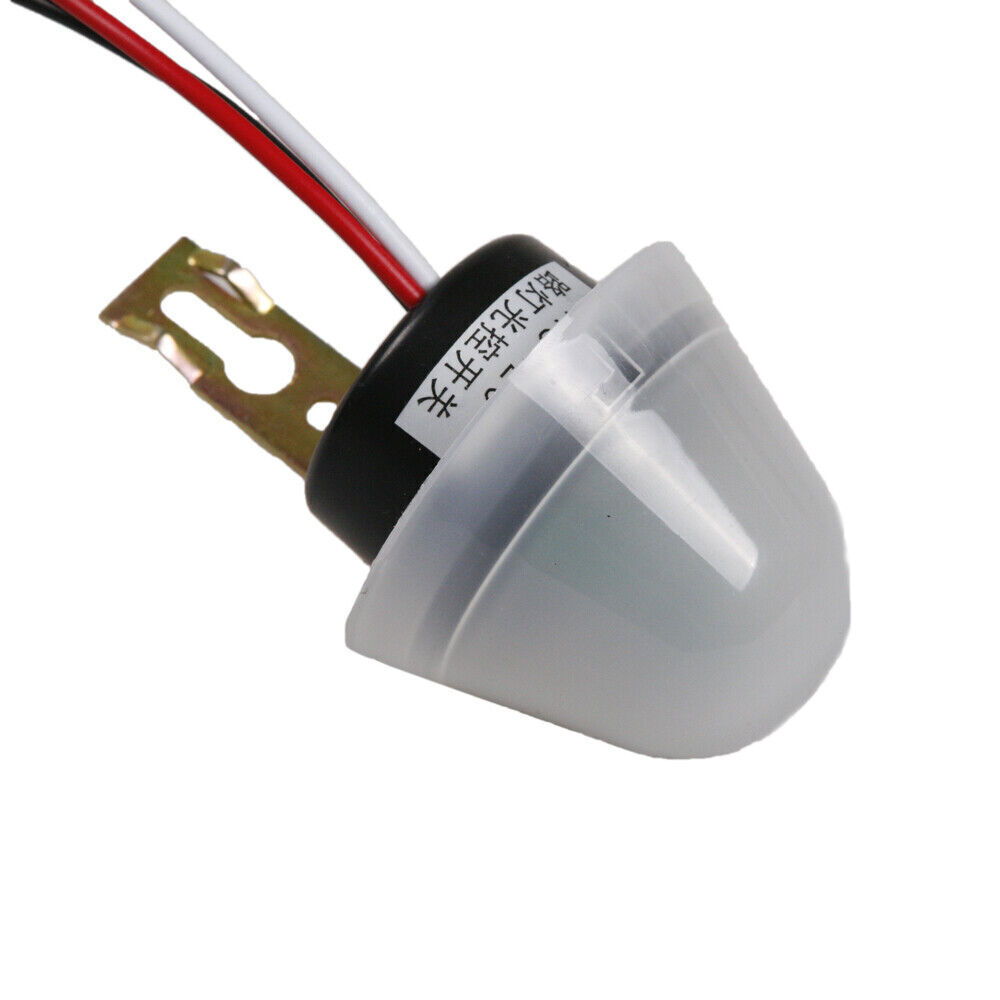 2pcs DC/ AC 12V Auto On Off Light Photocell Switch Control Dark to Dawn Sensor