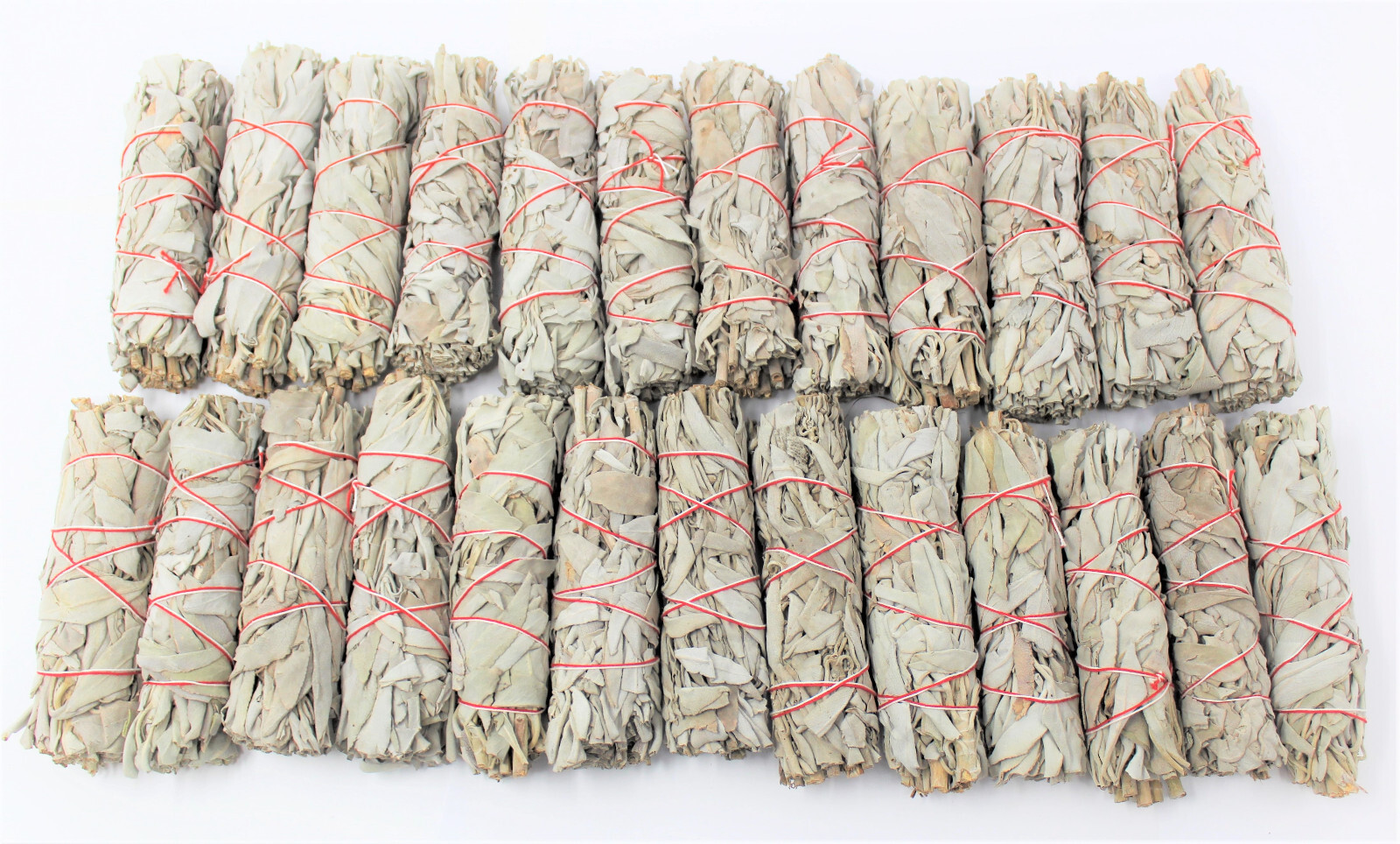 White Sage Smudge Stick, 4": Choose How Many (Bundle, House Cleansing, Bulk Lot)