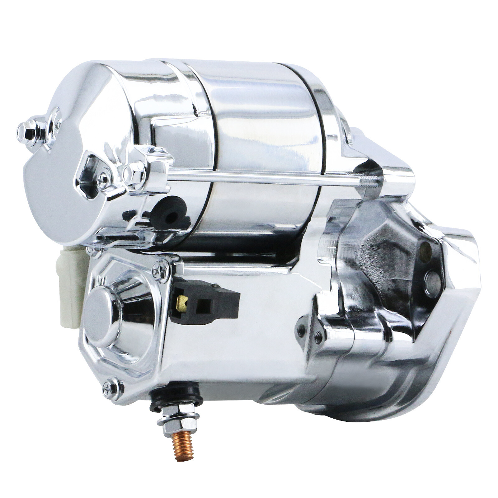 CHROME MOTORCYCLE STARTER FOR 94-06 HARLEY DAVIDSON 31553-94/A 31559-99A