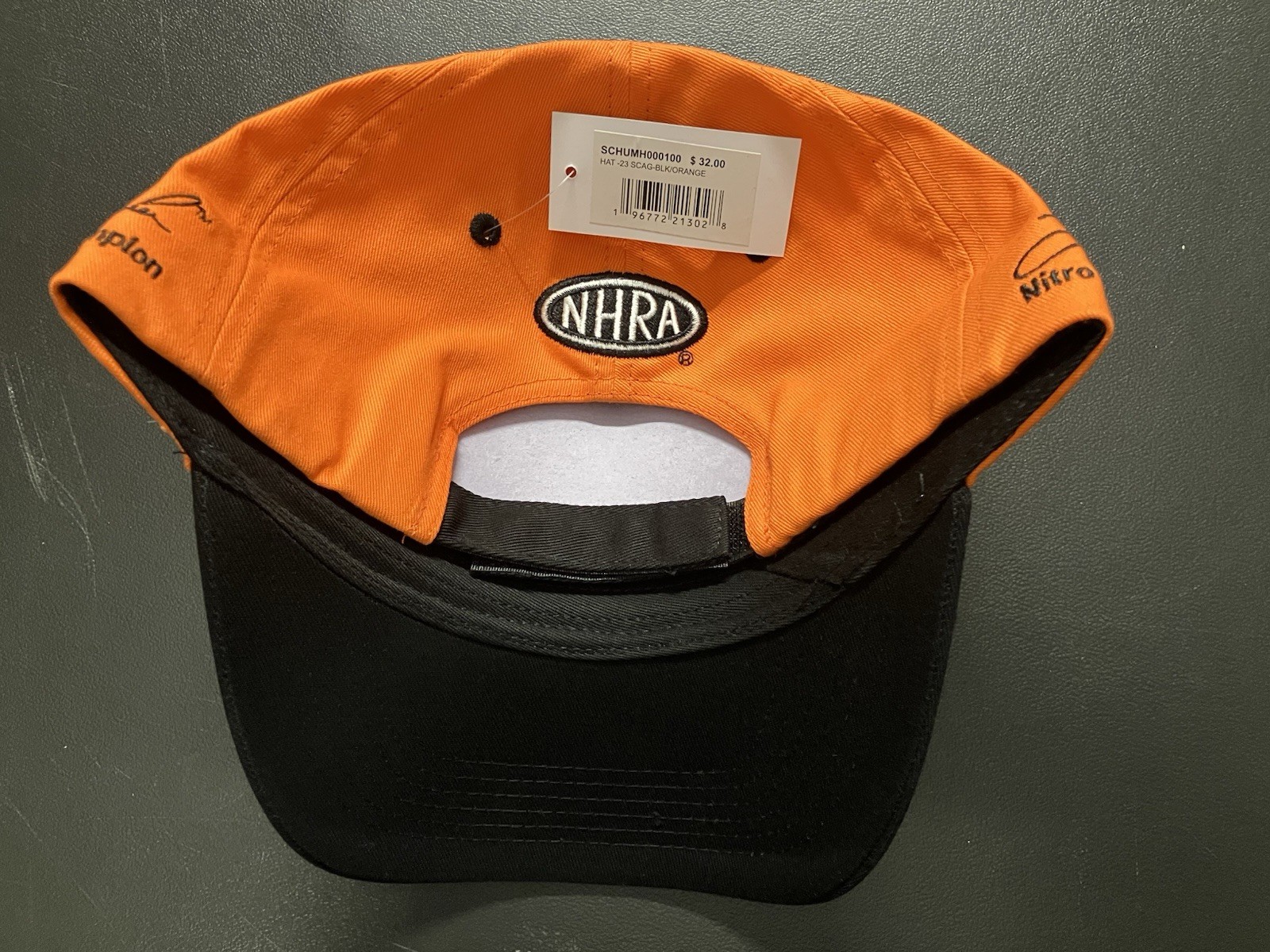 TONY SCHUMACHER/T WILK NHRA DRAG RACING TEAM SCAG POWER EQUIPMENT HAT