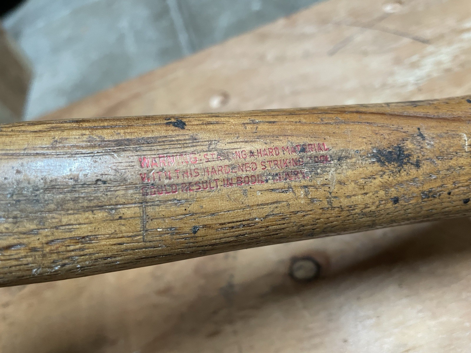 Vintage Vaughan Super Steel Stone Mason Brick Layer Masonry Hammer 16 oz