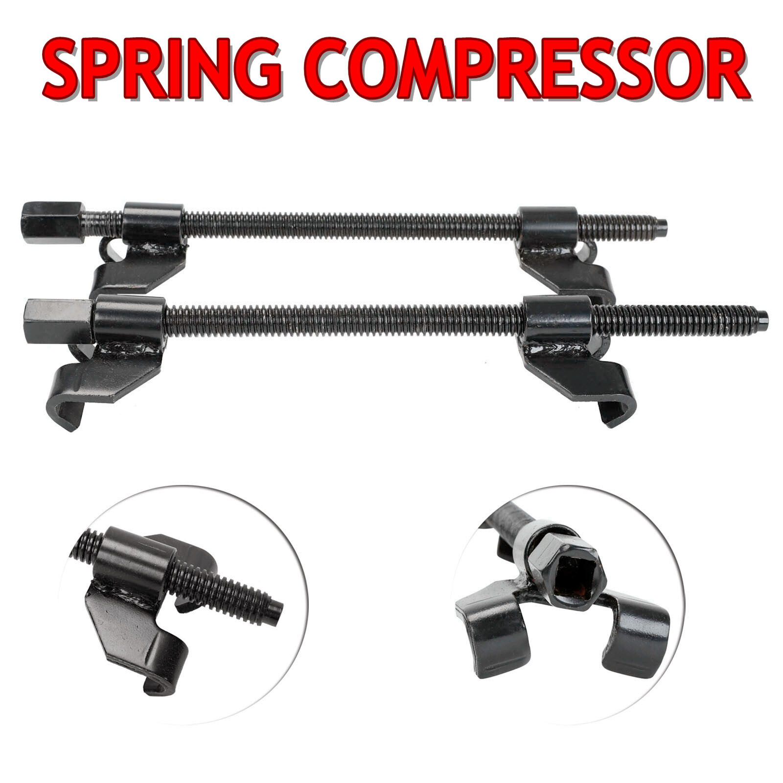 2PC COIL STRUT SPRING COMPRESSOR REMOVER INSTALLER SUSPENSION TOOL HEAVY DUTY