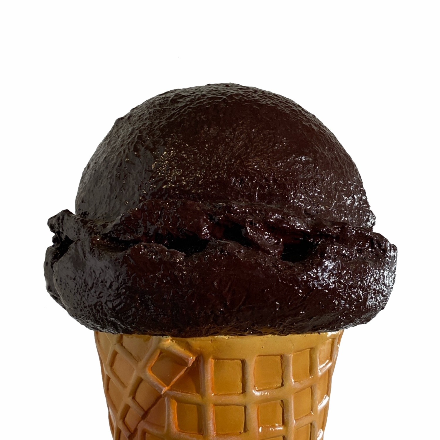 Chocolate Ice Cream Cone Shop Sign 3 Ft Standing Display