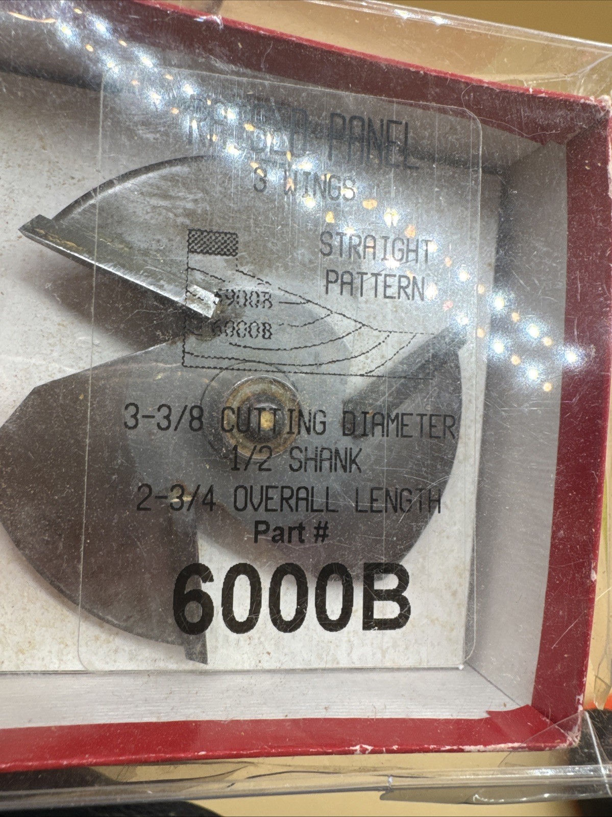 Whiteside 6000B Raised Panel Bit Used