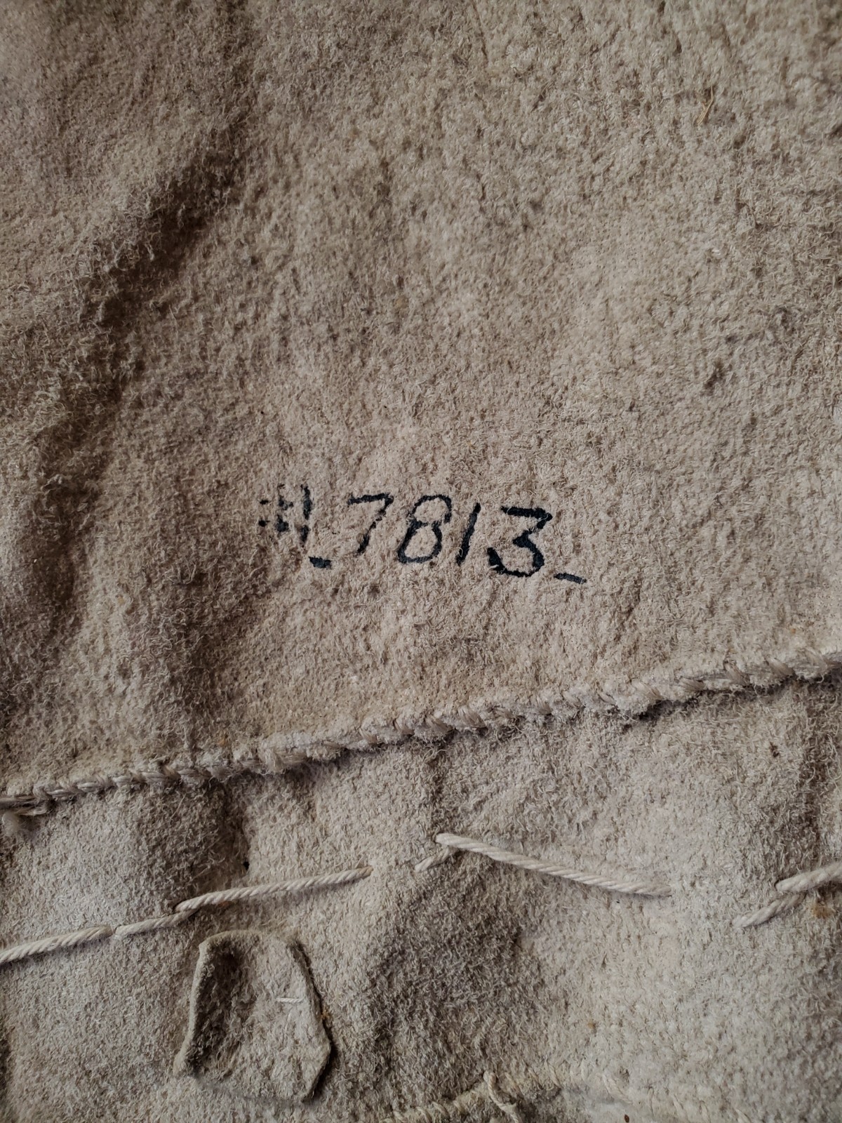 Antique OLD Native American plains Indian womans dress hide 19th c.