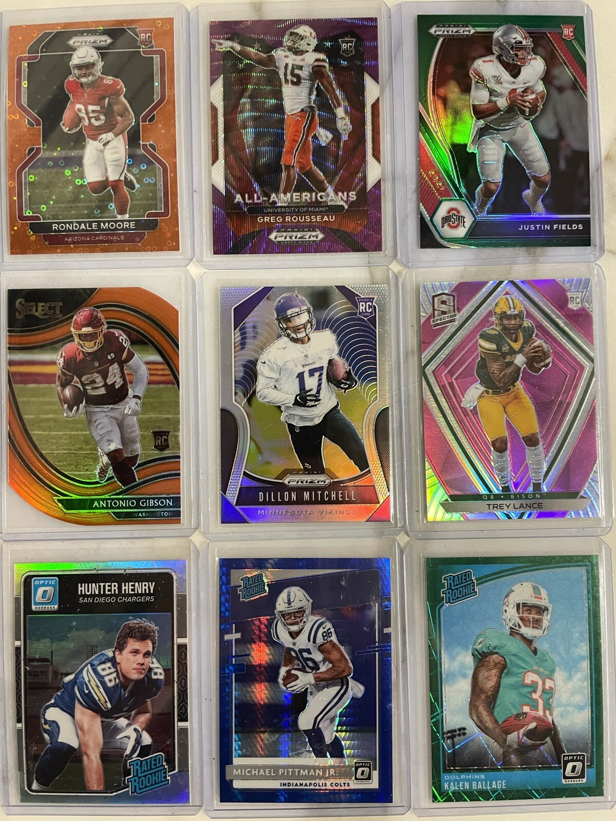 NFL Hot Packs🔥TRUE 1/1 GUARANTEED! 5 Hits/10 RCs/5 Stars! BEST RE-PACK ON EBAY!