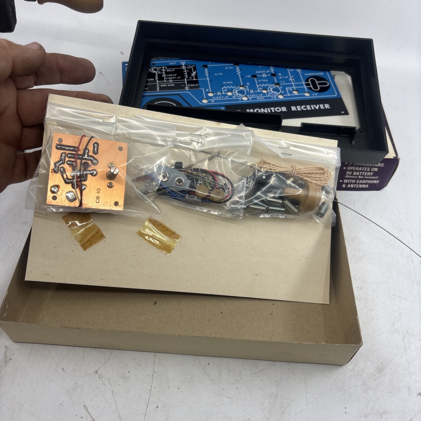 science fair cb monitor receiver kit 28-238 brand new unused