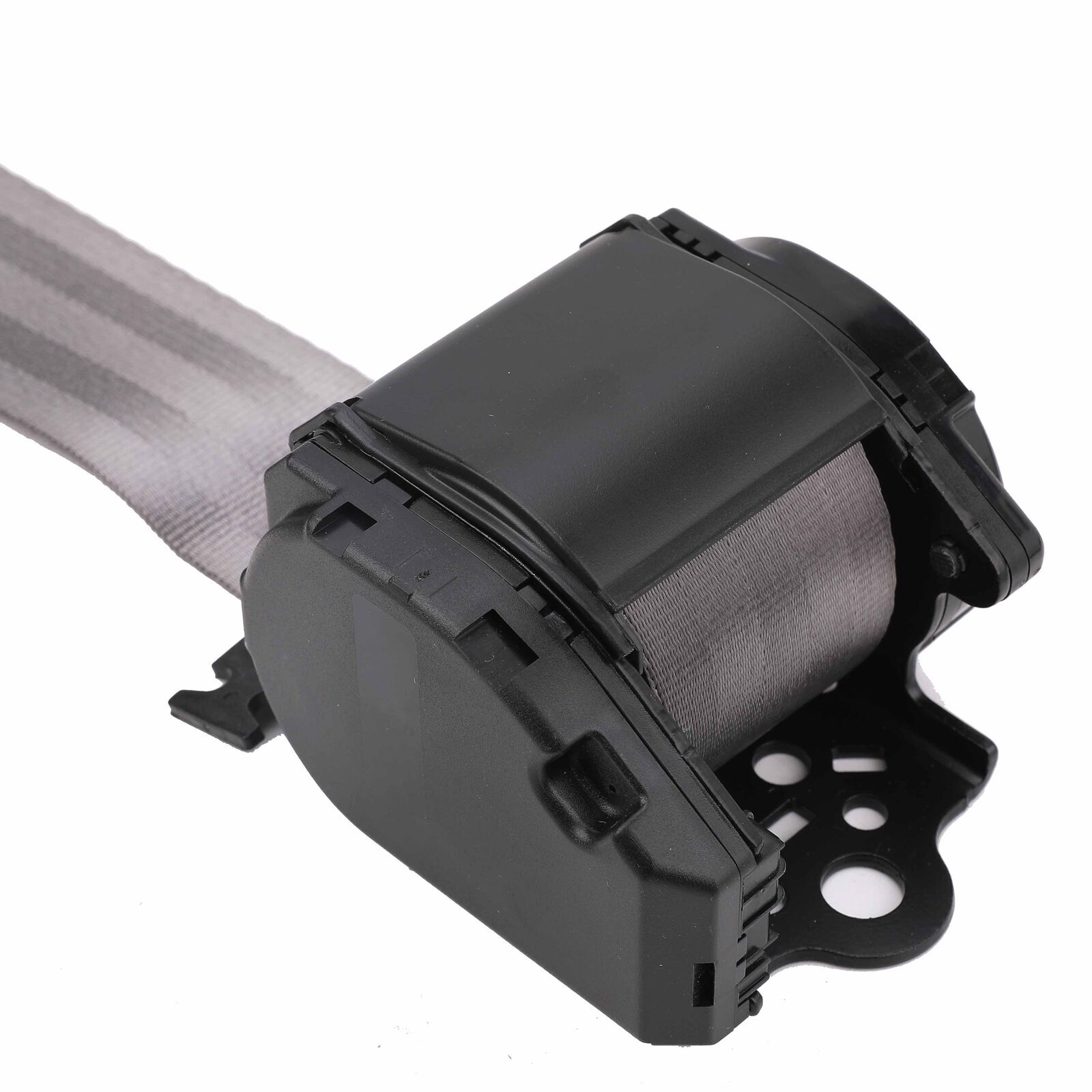 2Set Retractable 3 Point Safety Seat Belt Strap Car Vehicle Adjustable Belt Gray