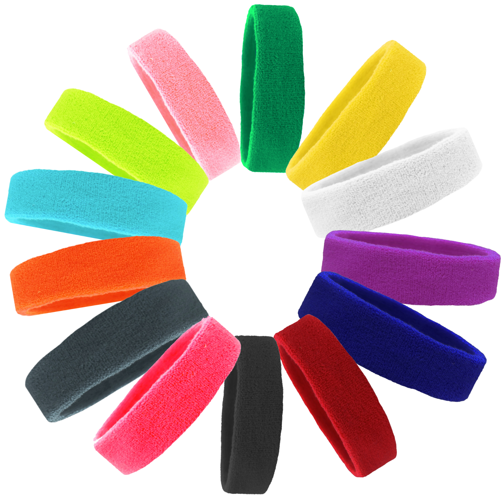 Sweatband Set Exercise Headband Wristbands Workout Head Wrist Sweat Band