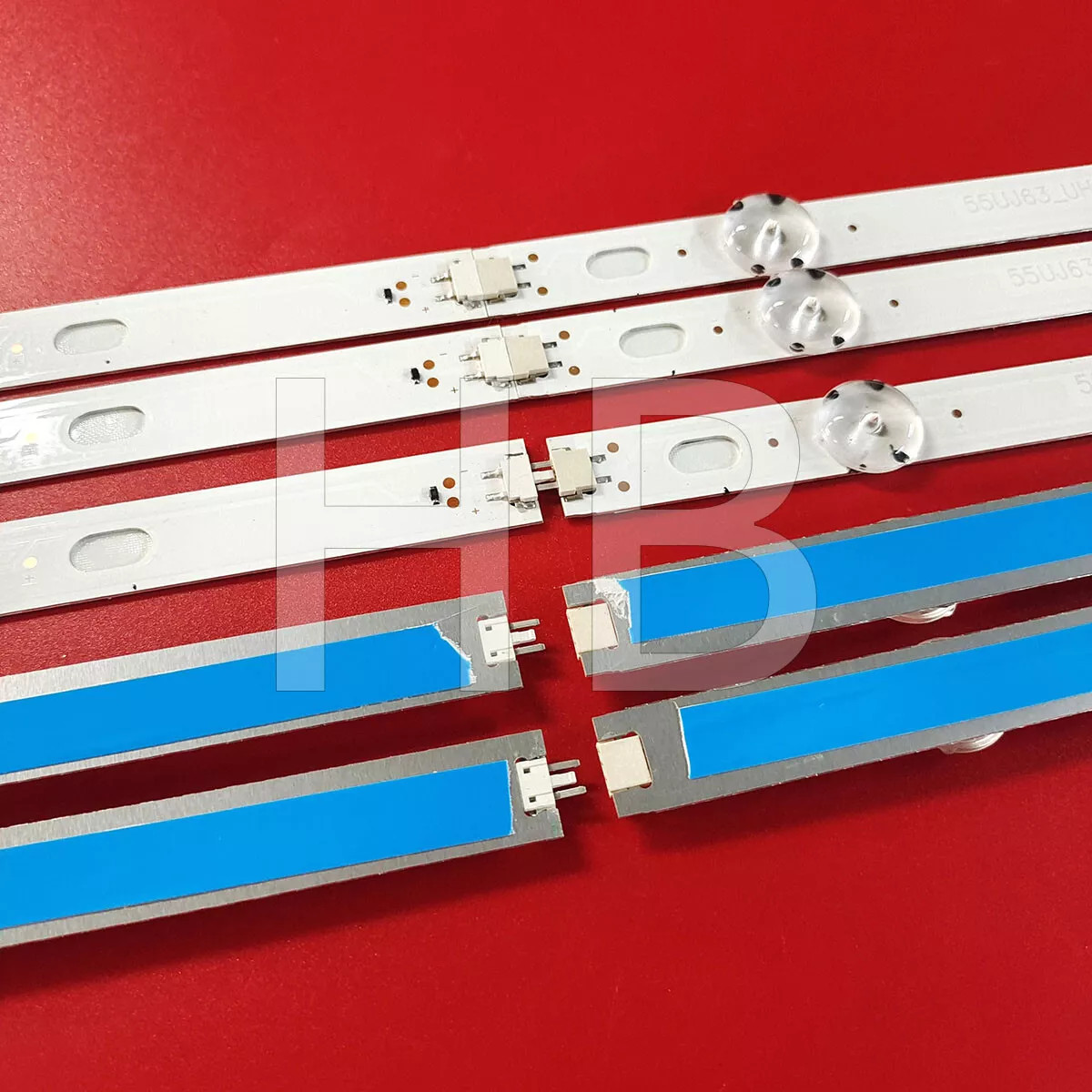 EAV63632405 LG 55UJ6300-UA 55LJ55_FHD 55UJ63_UHD Full Set LED Strips (10)