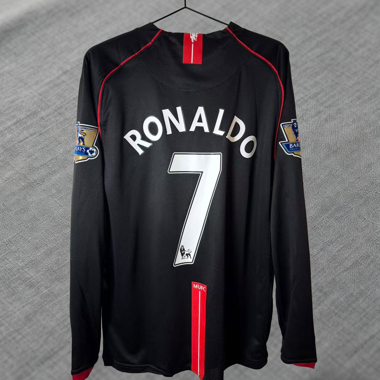 Manchester United 2007-2008 Away Long Sleeve Jersey - Cristiano Ronaldo #7
