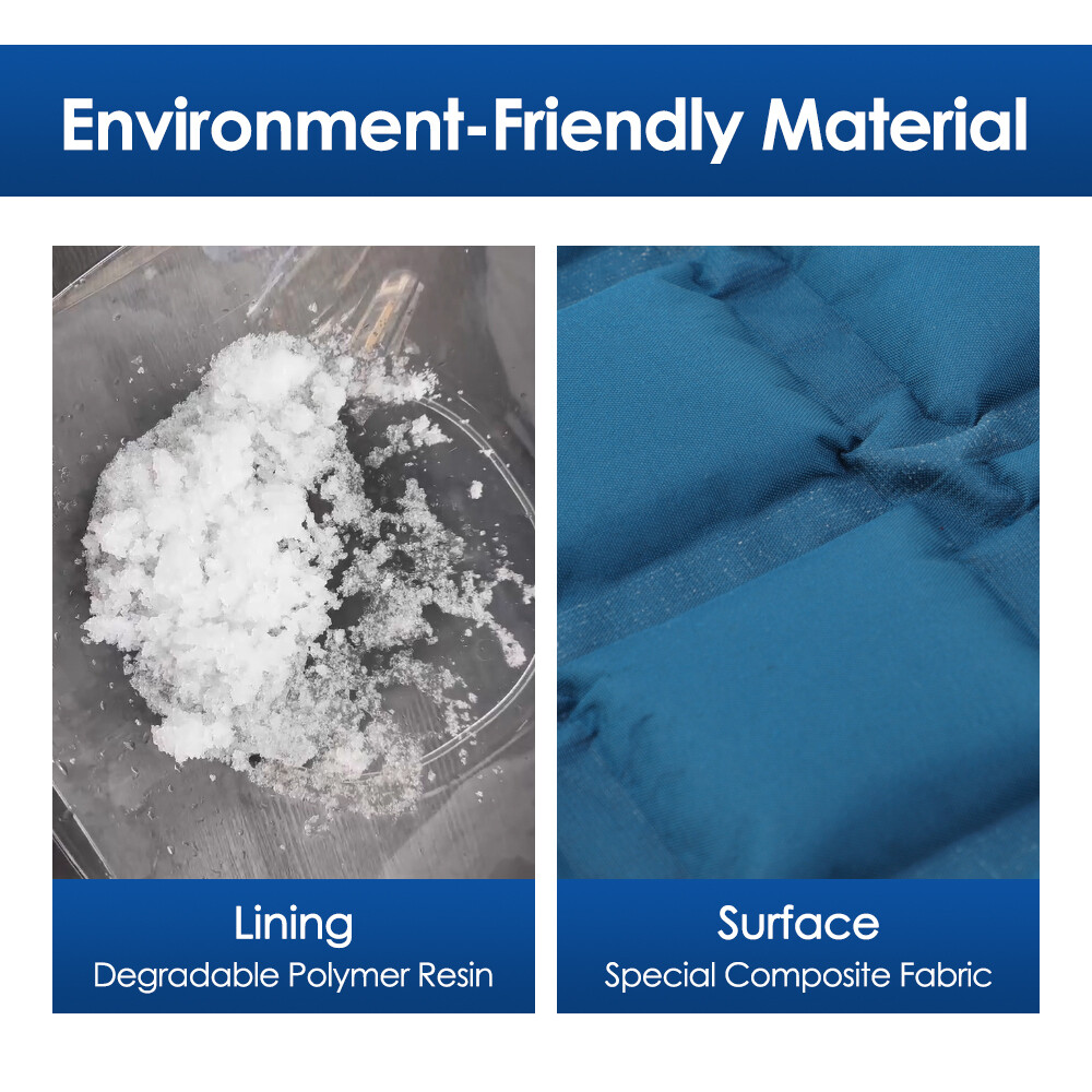 Extra Large Gel Flexible Back Ice Packs for Injuries Reusable 13”x 22” Cold Pack