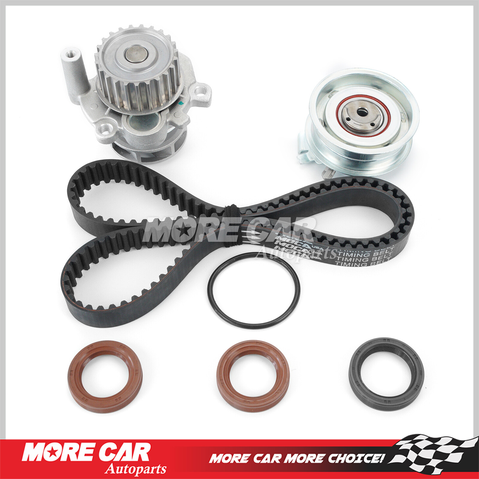 Timing Belt Kit Water Pump Set for 1998-2015 Volkswagen Jetta Golf Beetle 2.0L