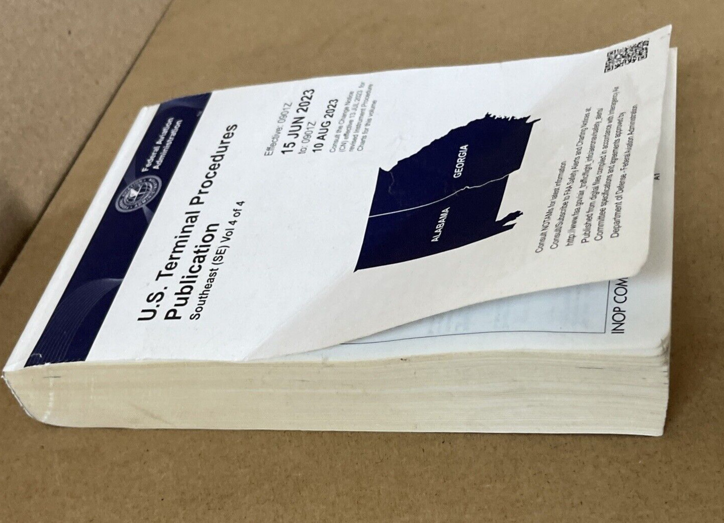 U.S. TERMINAL PROCEDURES PUBLICATION SOUTHEAST Vol 4 OF 4 ( FED.AVIATION ADMIN )