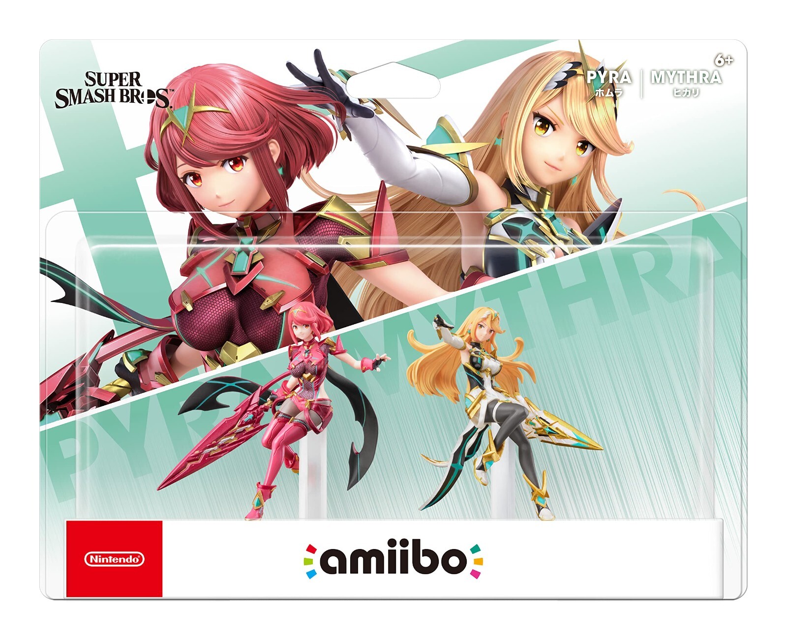 Nintendo Amiibo Super Smash Bros. Pyra & Mythra Set (Korean Release)