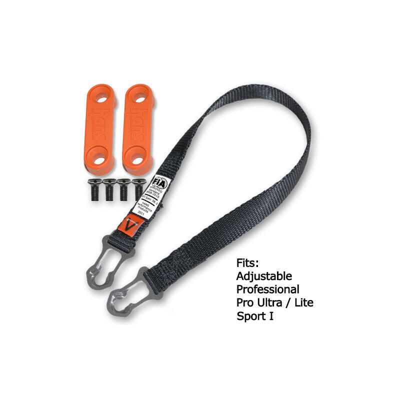 HANS Head and Neck Restraint TK12314; Post Anchor Tether Kit 18" Replacement