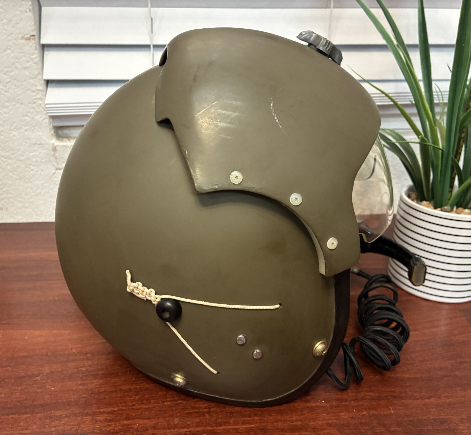 Vintage 1965-67 Gentex APH-5A Helicopter Flight Helmet–Vietnam War -Original Bag