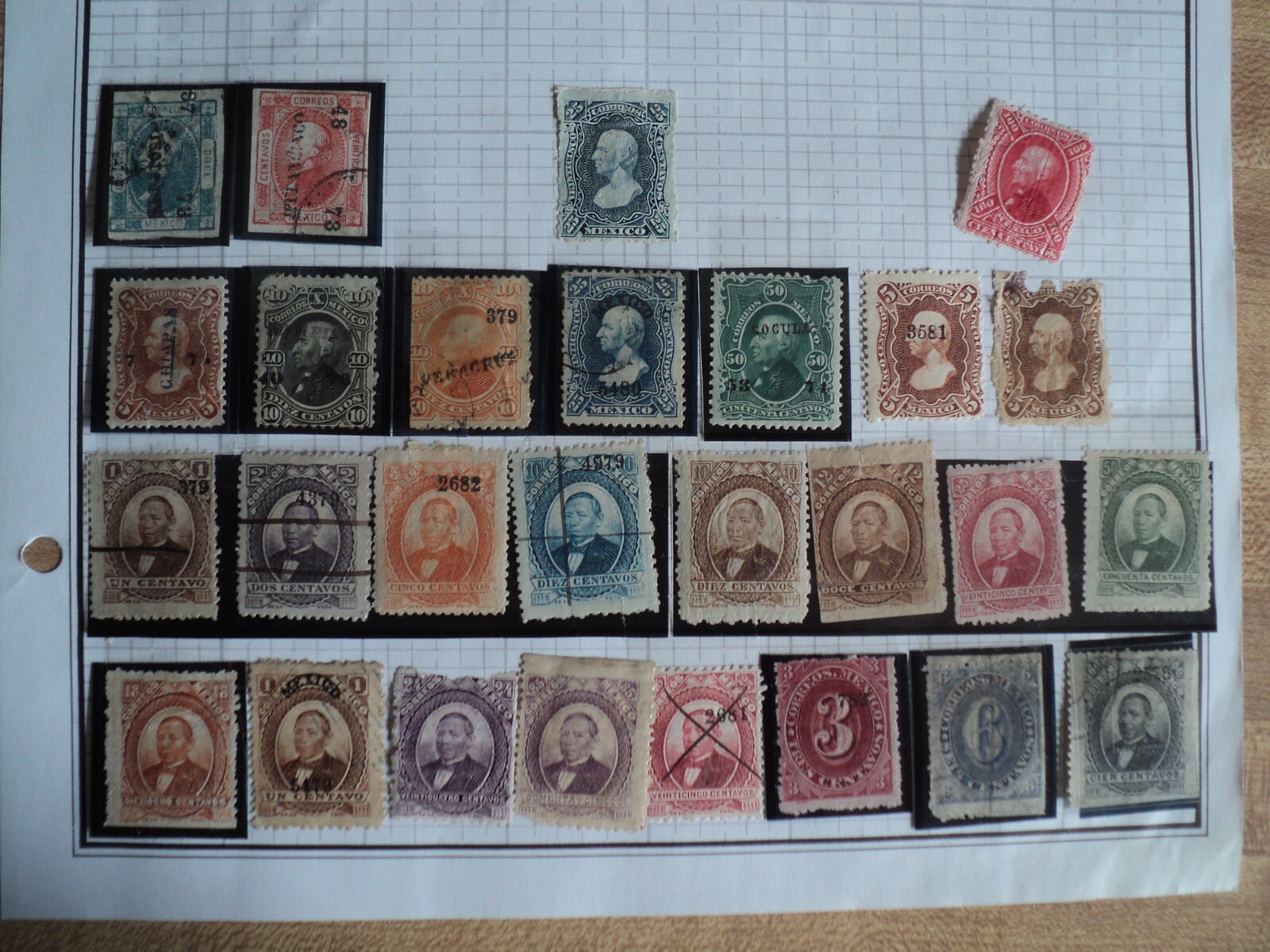 SUPER Mexico Stamp Collection Very early