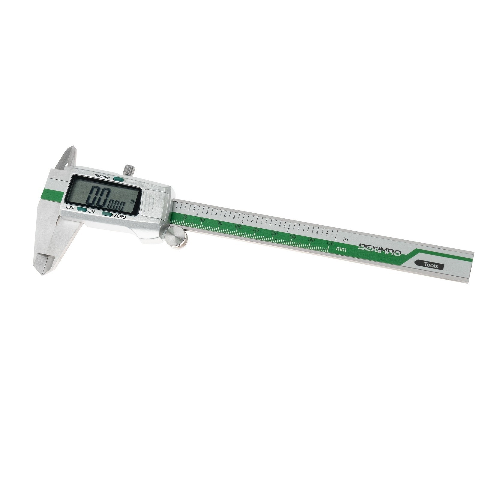 Digital Caliper - Stainless Steel LCD Display for Precise mm/Inch Measurement