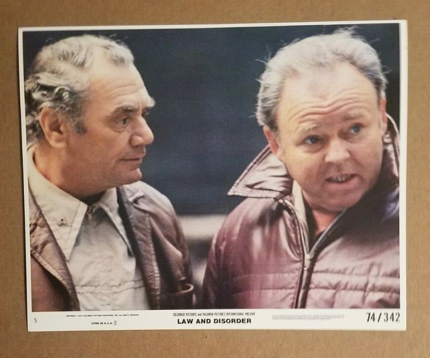 (2) LAW AND DISORDER 1974 27 x 41 Genuine 1-sheet posters Style "A" & "B" 74/342