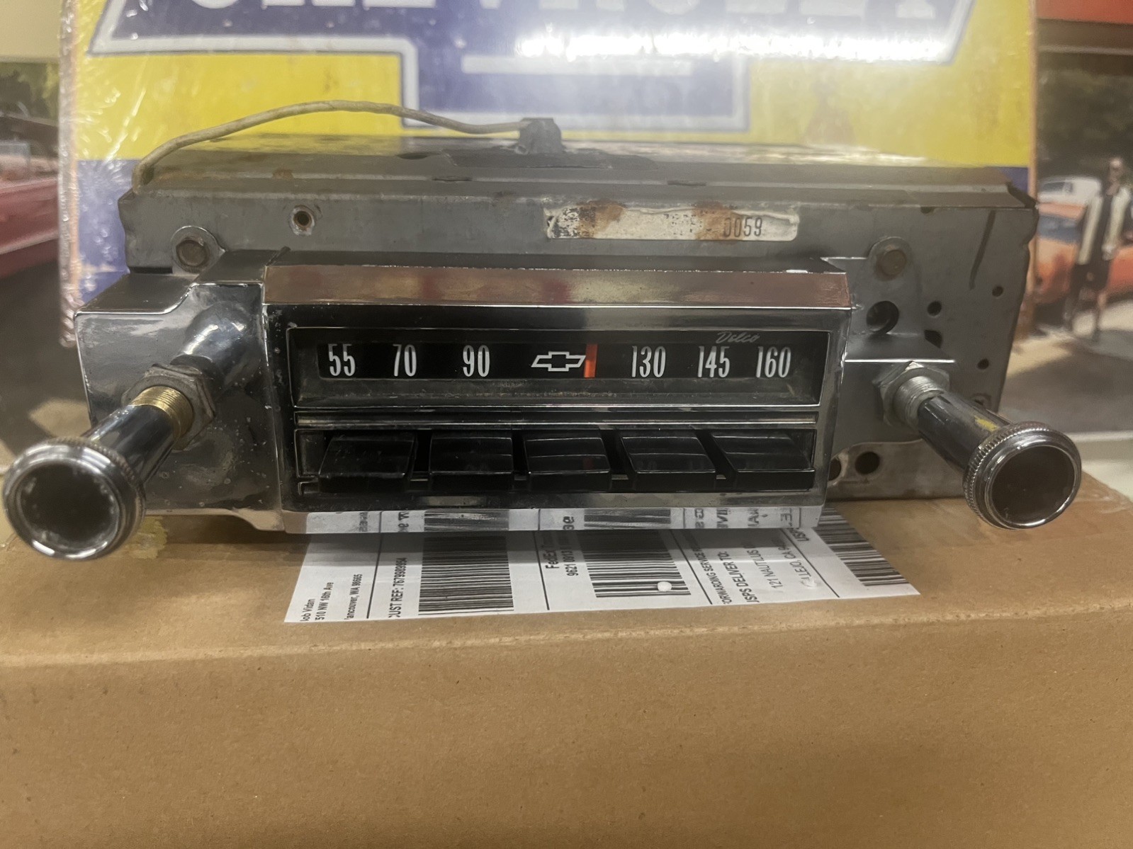 1964-65  El Camino  Stock Delco  AM radio ((Works))