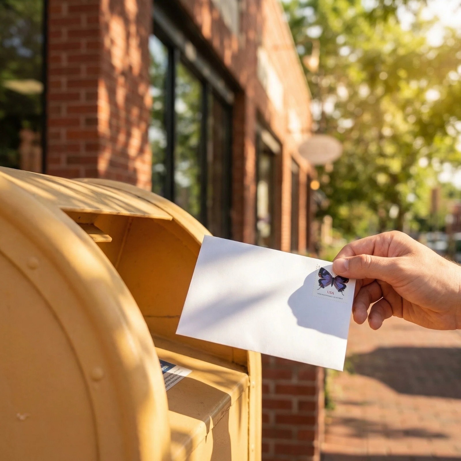 5 SHEETS PURPLE COLORADO HAIRSTREAK - NON-MACHINABLE USPS STAMPS - 100 TOTAL