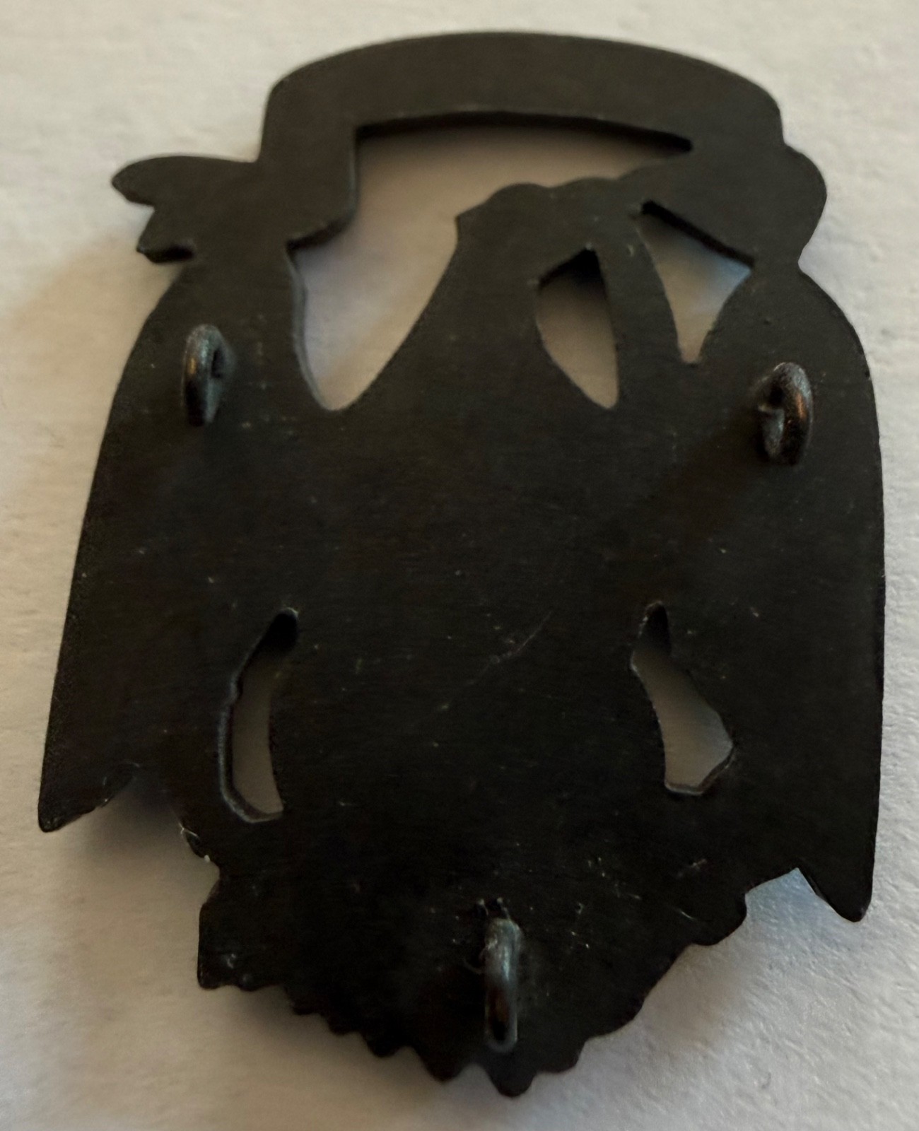 RARE 1902 US ARMY OFFICER EAGLE COLLAR INSIGNIA PAIR SEW ON SPANISH AMERICAN WAR