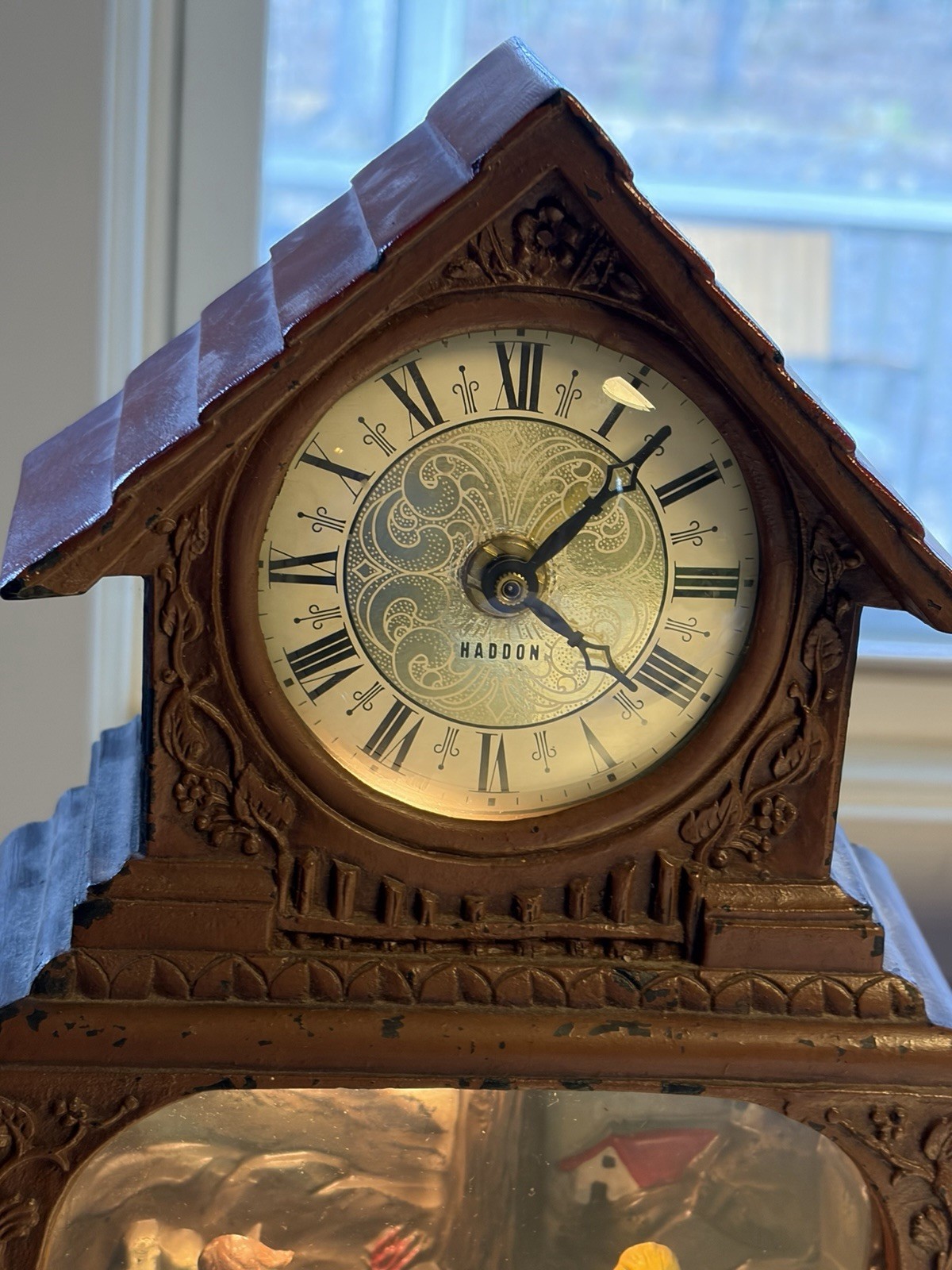 Vintage Haddon Model 15 "The Teeter Totter" Animated Motion Lighted Clock Works