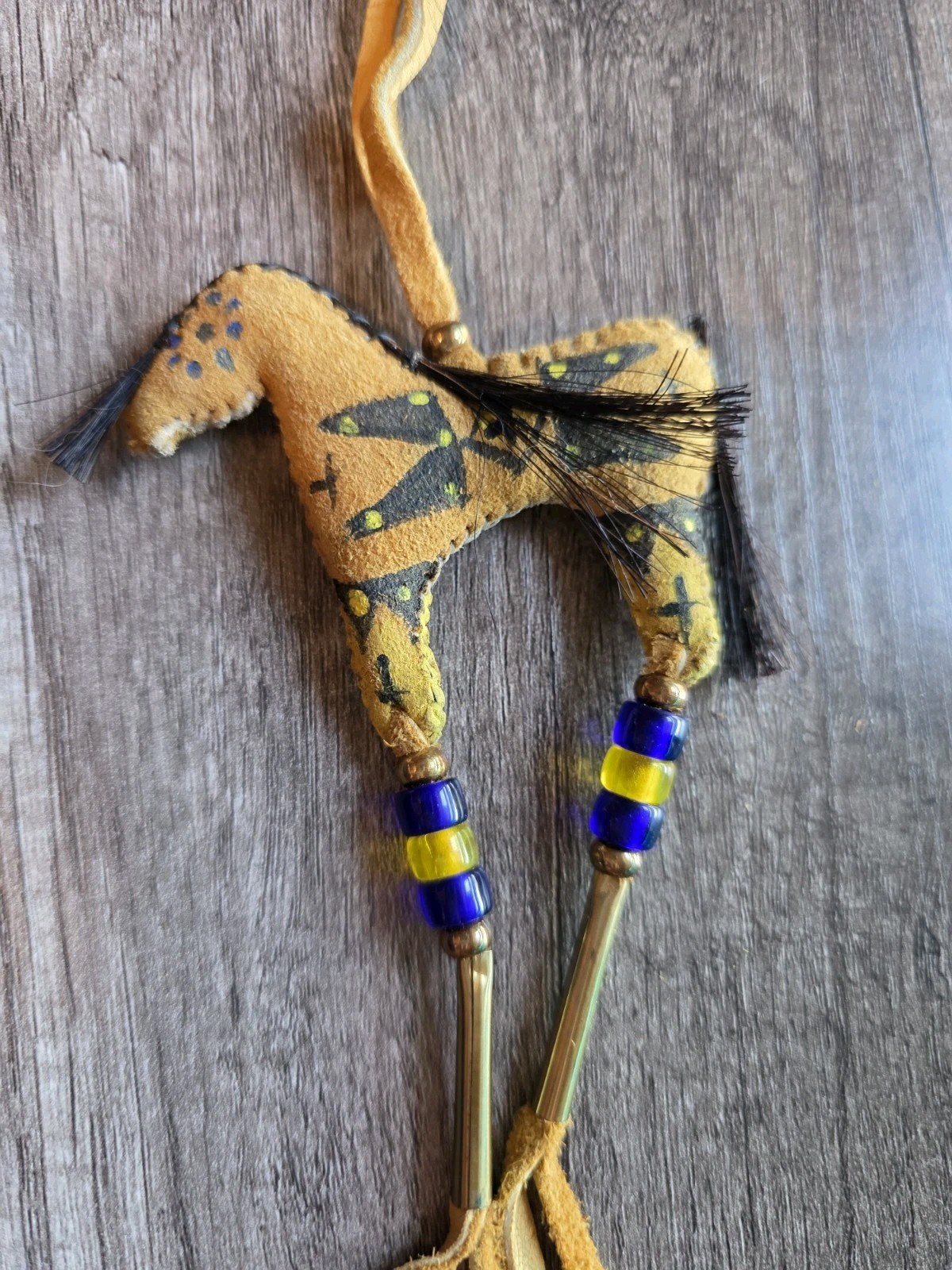 Beaded Fetish Horse- Sage - Native American - Lakota -Sioux - Alan Monroe