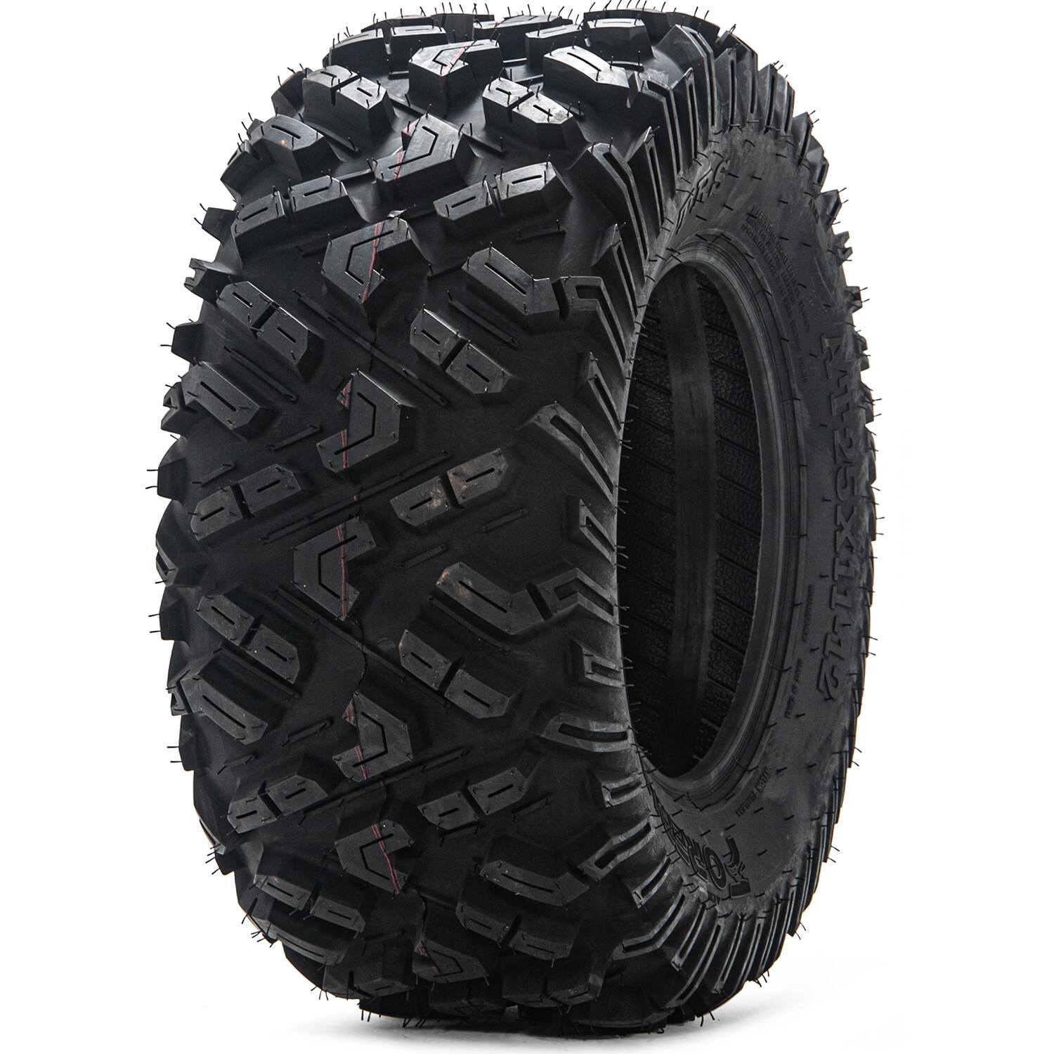 25x11-12 Set 2 ATV Tires 6Ply 25x11x12 UTV Tires 25 11 12 All Terrain Heavy Duty