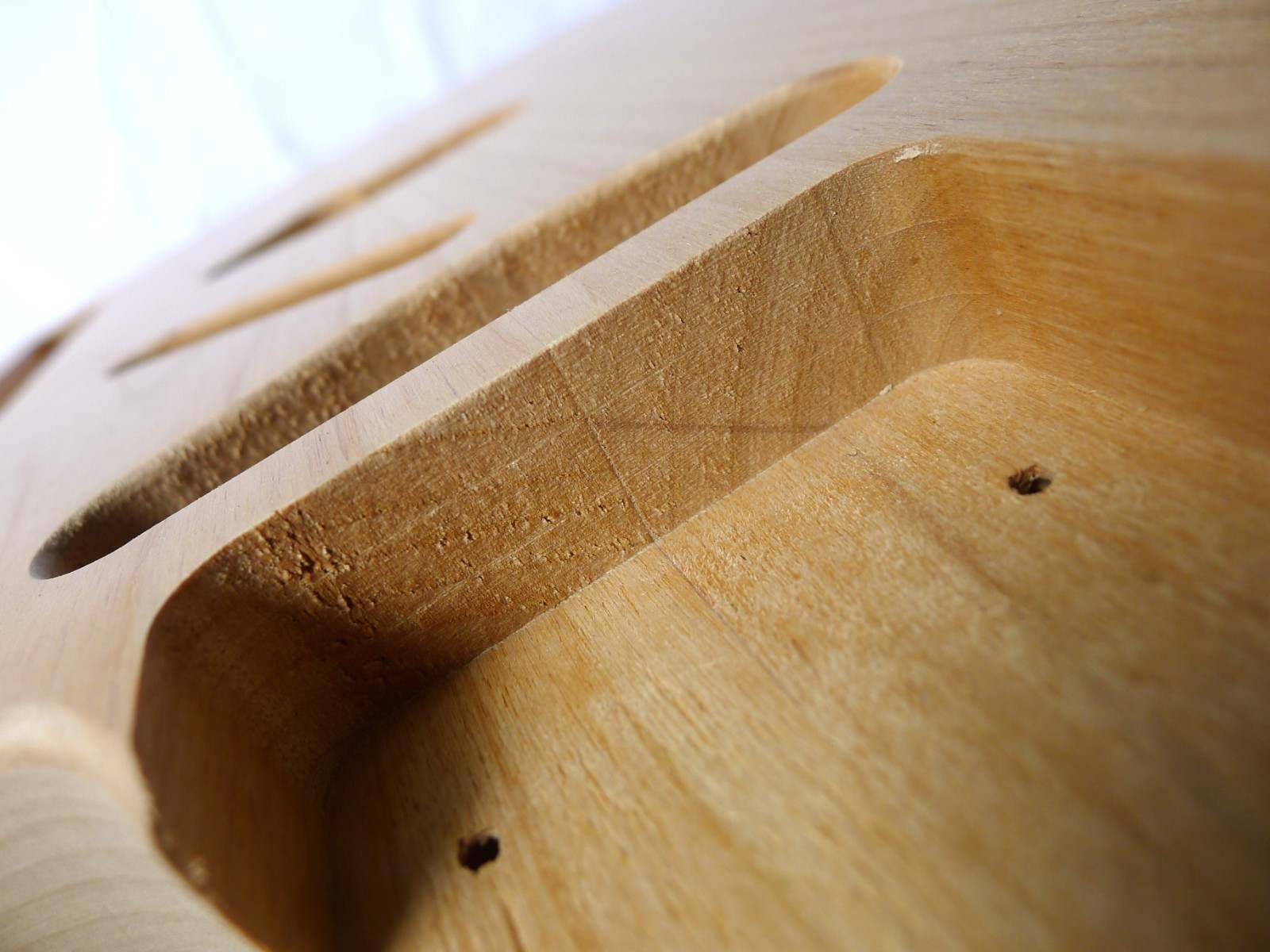 Tele Vintage Style Guitar Body 2 pcs Centre Joined Alder Unfinish ≦ 4.6Lbs