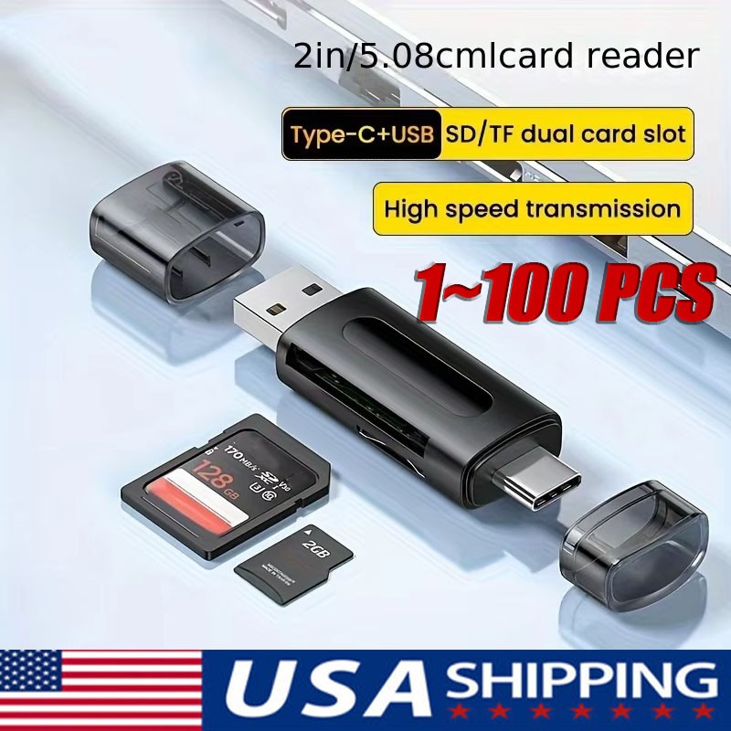 Card Reader USB 3.0 To SD Micro TF Memory Card Adapter PC Laptop Accessories LOT