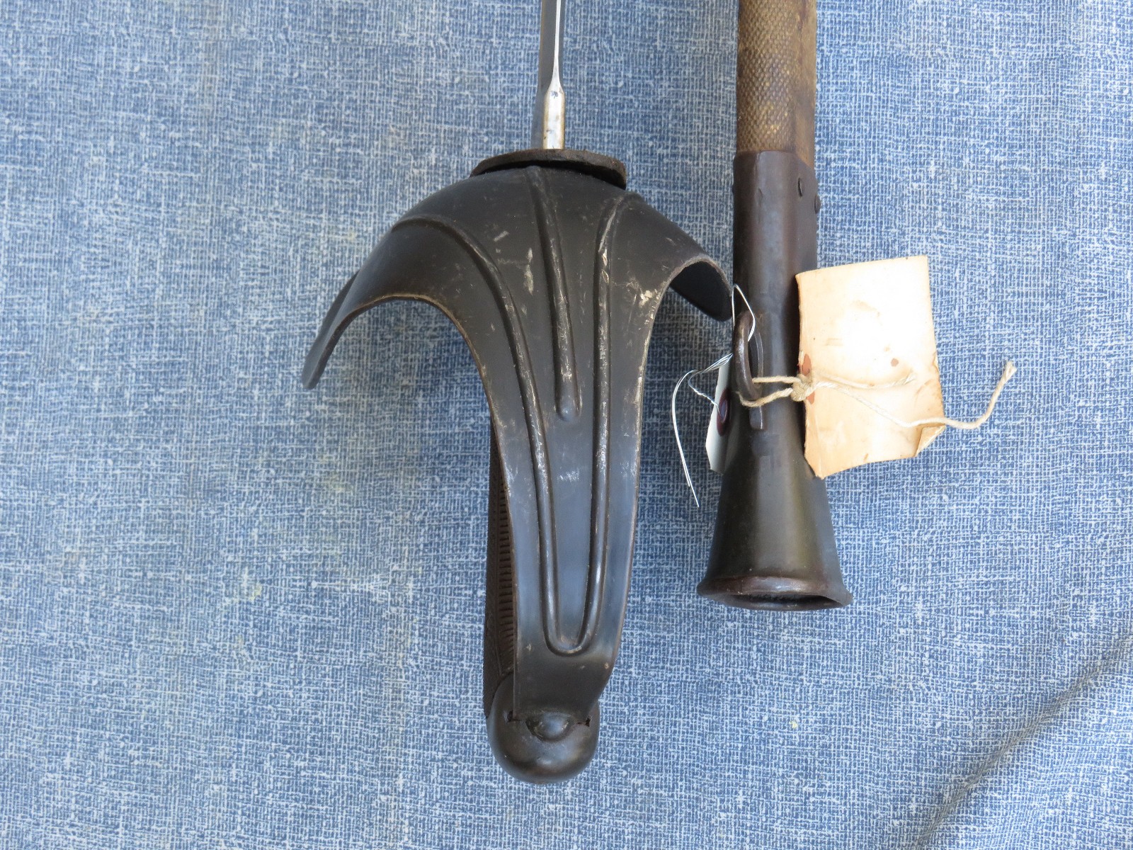 WWI US MODEL 1913 PATTON CAVALRY SWORD w SCABBARD DATED L.F.&C. 1918 EXCELLENT