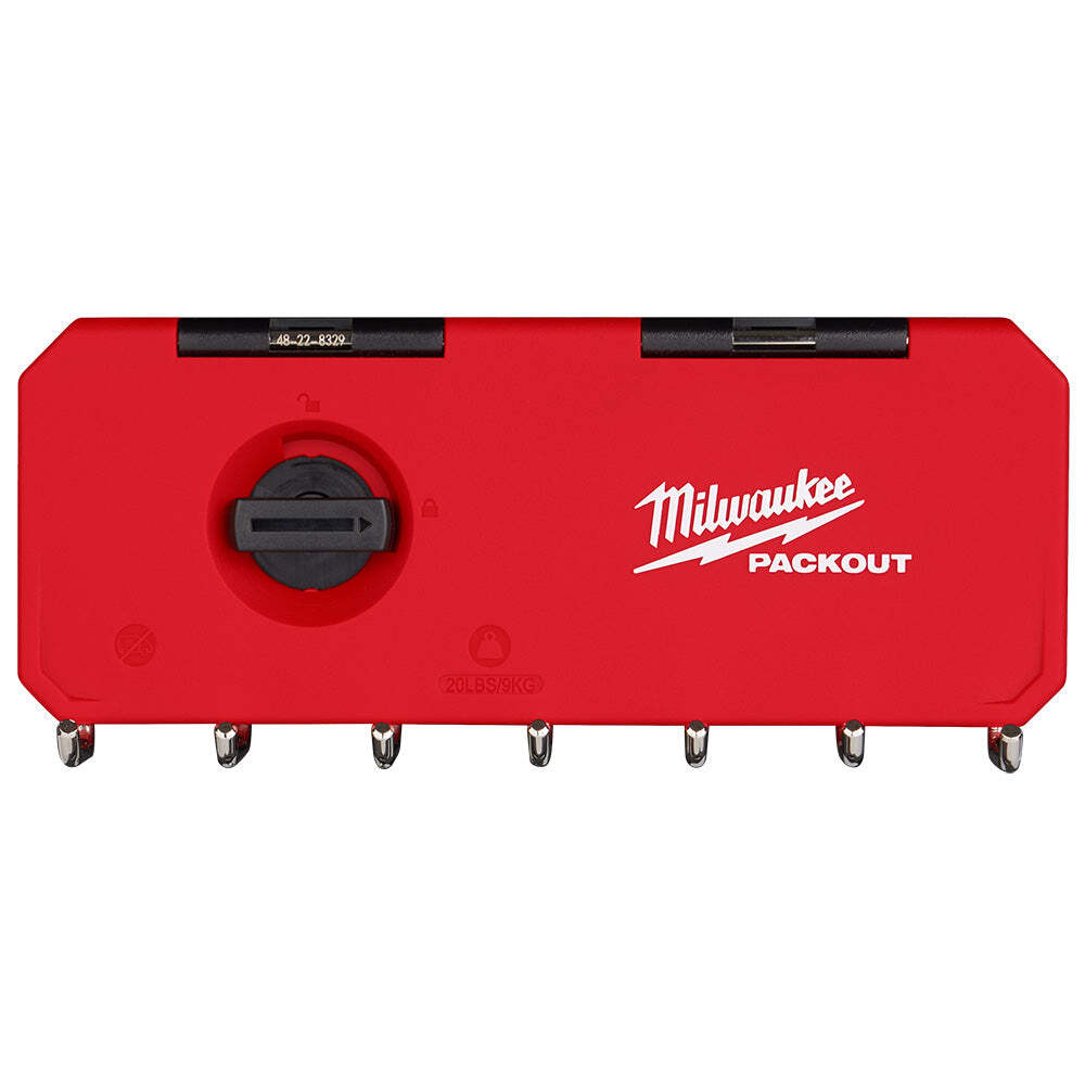 Milwaukee 48-22-8329 PACKOUT 7 Hook Wall Mounted Rack