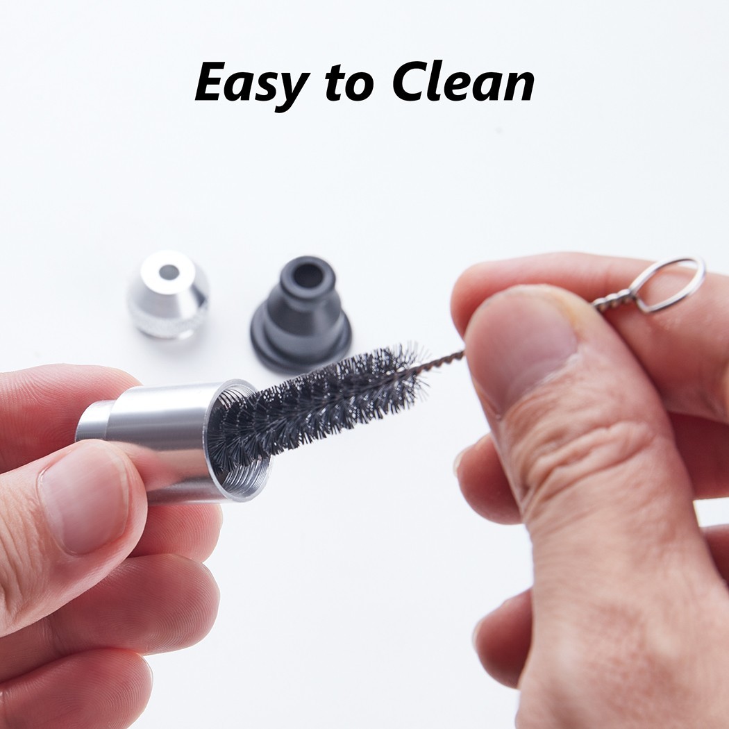 6 Pc Sneak a Toke Mini One Hitter Metal Tobacco Portable Smoking Pipe With Tools