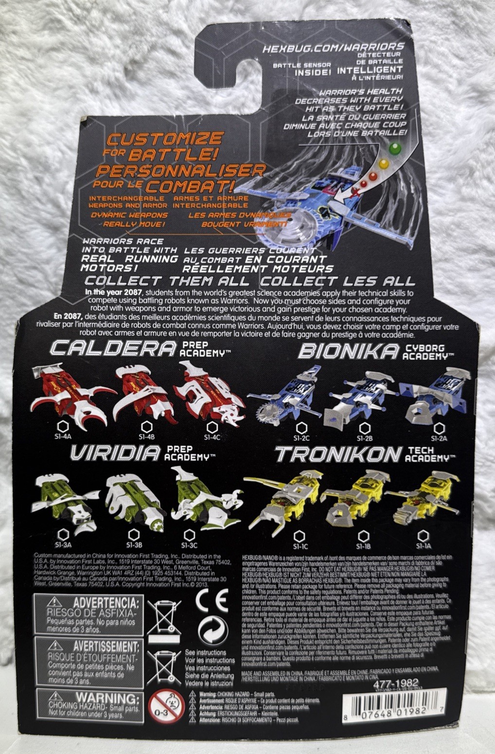 Hex Bug Warriors Battling Bots Viridia Prep Academy NEW SEALED