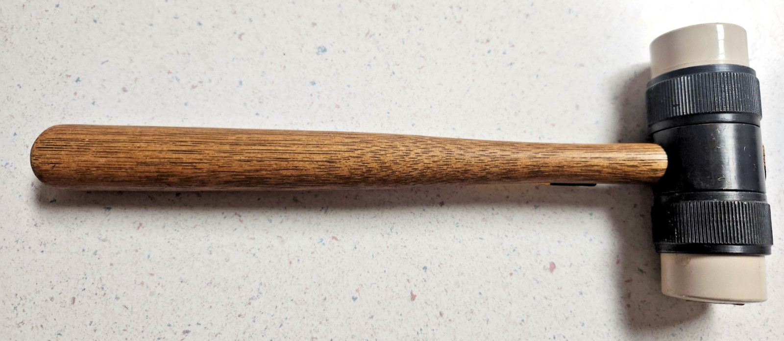 Vintage NOS Stanley Tools Medium Soft Face Hammer No. 695 Hickory Handle USA